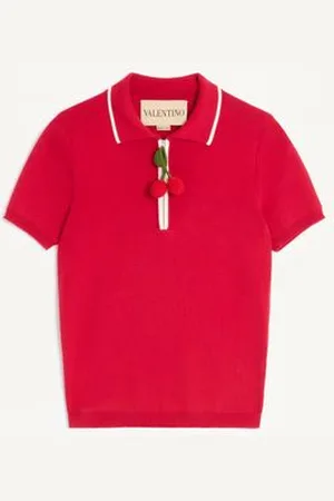 VALENTINO COTTON TOP WITH CHERRY Woman L