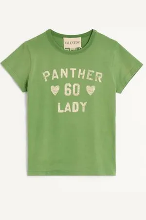 VALENTINO PRINTED COTTON T-SHIRT Woman L