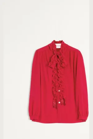 VALENTINO CREPE DE CHINE SHIRT Woman 36