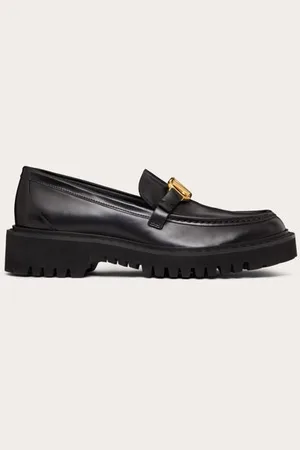 VALENTINO GARAVANI VLOGO SIGNATURE CALFSKIN LOAFER Woman 34