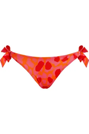 Vilebrequin Women Side Tie Bikini Bottom Bikini Bottom New Leopard