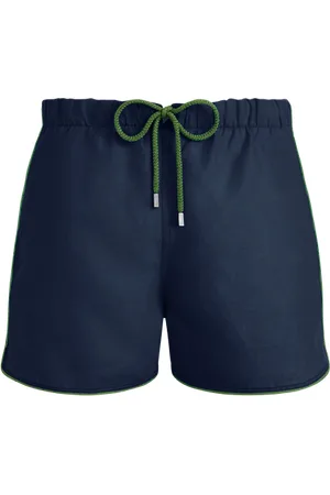 Vilebrequin Men Linen Swim Trunks Solid