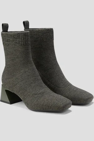 vivaia Square-Toe Water-Repellent Heeled Boots (Regina Pro)