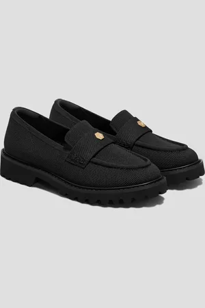 vivaia Round-Toe Platform Chunky Heel Loafers (Francesca)
