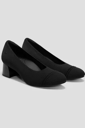vivaia Almond-Toe Stress Free Chunky Heels (Julie Arch Pro)