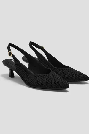 vivaia Pointed-Toe Kitten Slingback (Selena)
