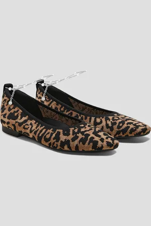 vivaia Mini Square-Toe Flats (Kathleen) + Anklets (Andressa)