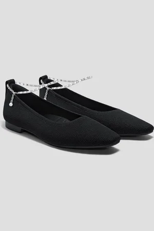 vivaia Mini Square-Toe Flats (Kathleen) + Anklets (Marcia)