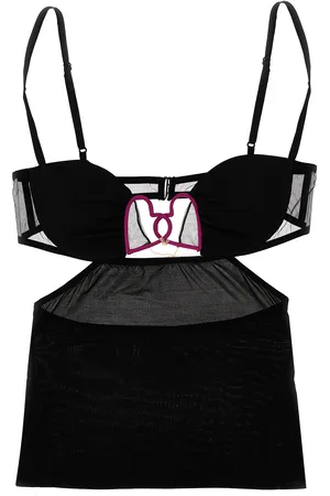 Nensi Dojaka Heart Bra Underwear, Body