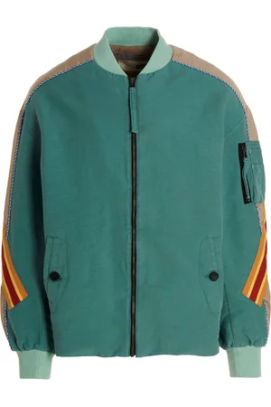 INCOTEX RED X FACETASM Contrast band bomber jacket