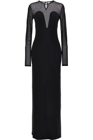 Atlein Long Stretch Dress Dresses