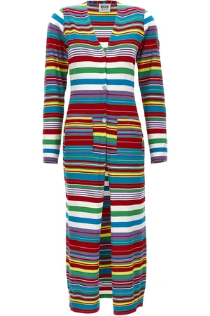 MO5CH1NO Striped Cardigan Sweaters And Cardigans