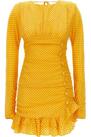 Alessandra Rich Polka Dot Mini Dress Dresses