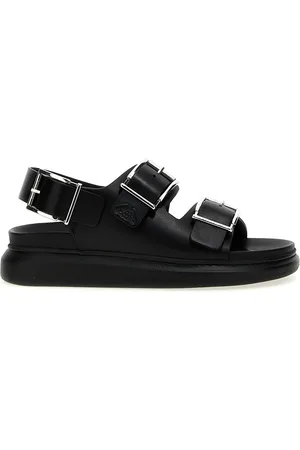 Alexander McQueen Buckle Leather Sandals
