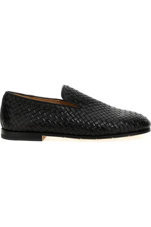 Premiata Braided Leather Loafers