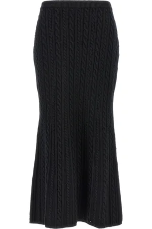 Alessandra Rich Maxi Wool Skirt Skirts
