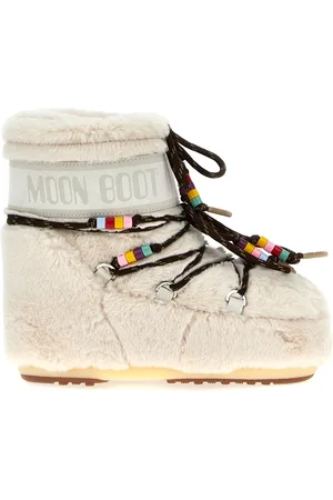 Moon Boot Icon Low Faux-Fur Beads Boots And Ankle Boots