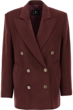 Etro Double-Breasted Blazer Blazer And Suits