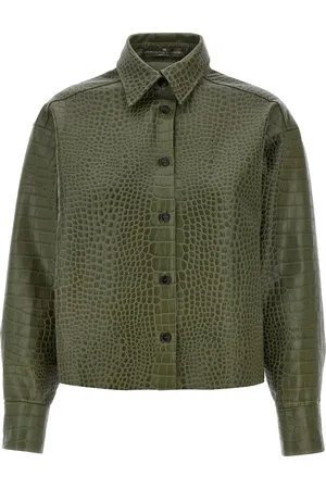ERMANNO SCERVINO Crocodile Print Shirt Shirt And Blouse