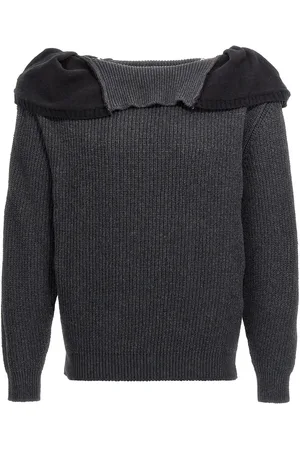 Y / PROJECT Zip Insert High Neck Sweaters And Cardigans