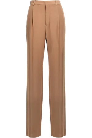 Saint Laurent Crepe Silk Pants