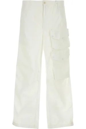 Ten Cate White nylon cargo pant