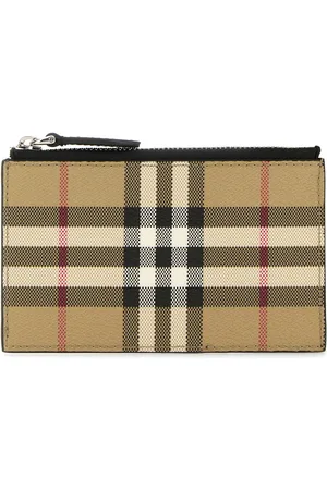 Burberry Printed canvas card holder