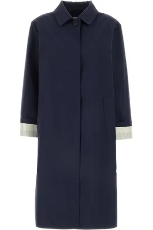 Miu Miu Midnight blue cotton trench coat