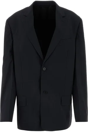 Balenciaga Black nylon oversize blazer