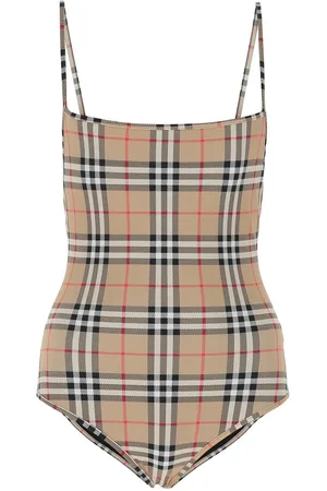 Burberry Printed stretch nylon swimsuit