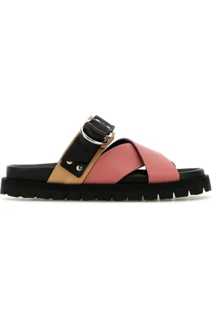 Pierre Hardy Multicolor leather Cross Rider slippers