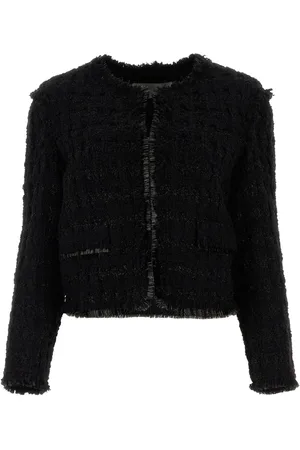 Tory Burch Black tweed blazer