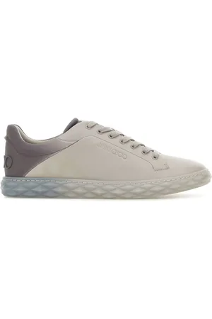 Jimmy Choo Grey leather Diamond Light/M sneakers