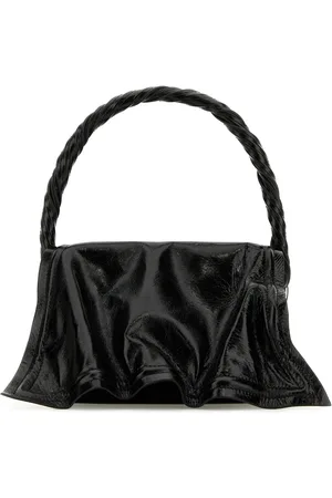 Y / PROJECT Black leather handbag