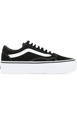 Vans Black fabric Old Skool Platform sneakers