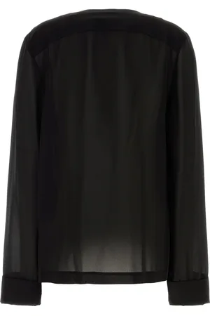 Saint Laurent Black crepe shirt