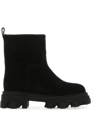 Gia Borghini Black suede ankle boots