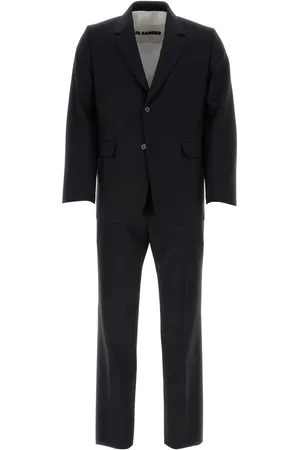 Jil Sander Midnight blue wool suit
