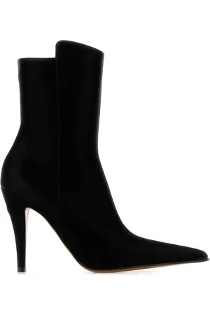 Alexander McQueen Black fabric Birdee ankle boots