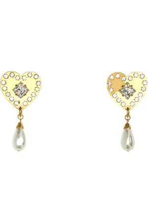 Alessandra Rich Gold metal earrings