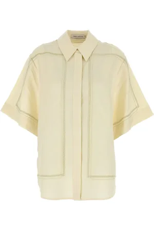 C&m Camilla And Marc Cream linen blend Fortuna shirt