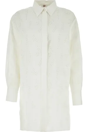 Chloé White linen Patricia ChloÃ x Eres oversize shirt