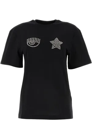 Chiara Ferragni Black cotton t-shirt