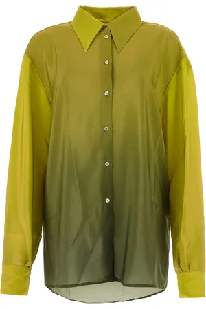 Amotea Printed silk Kaya shirt