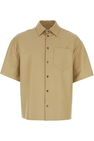 Prada Beige leather shirt