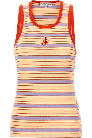 J.W.Anderson Logo Ribbed Tank Top Tops