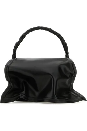 Y / PROJECT Black leather handbag