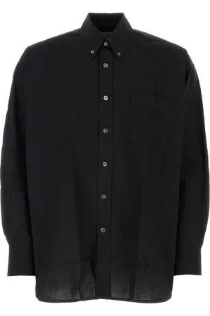OUR LEGACY Black voile Borrowed BD shirt