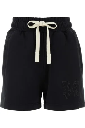 Palm Angels Black cotton shorts