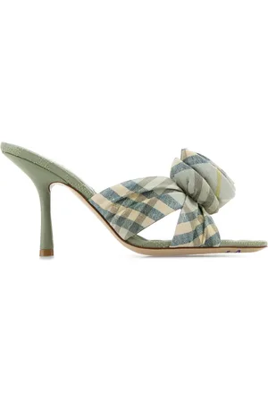 Burberry Embroidered fabric Mews mules
